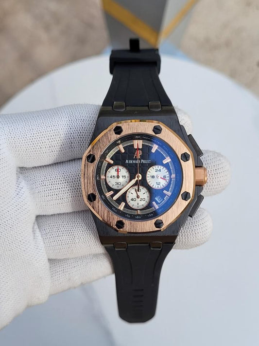 Audemars_Piguet Royal Oak Offshore Black RoseGold Black 323