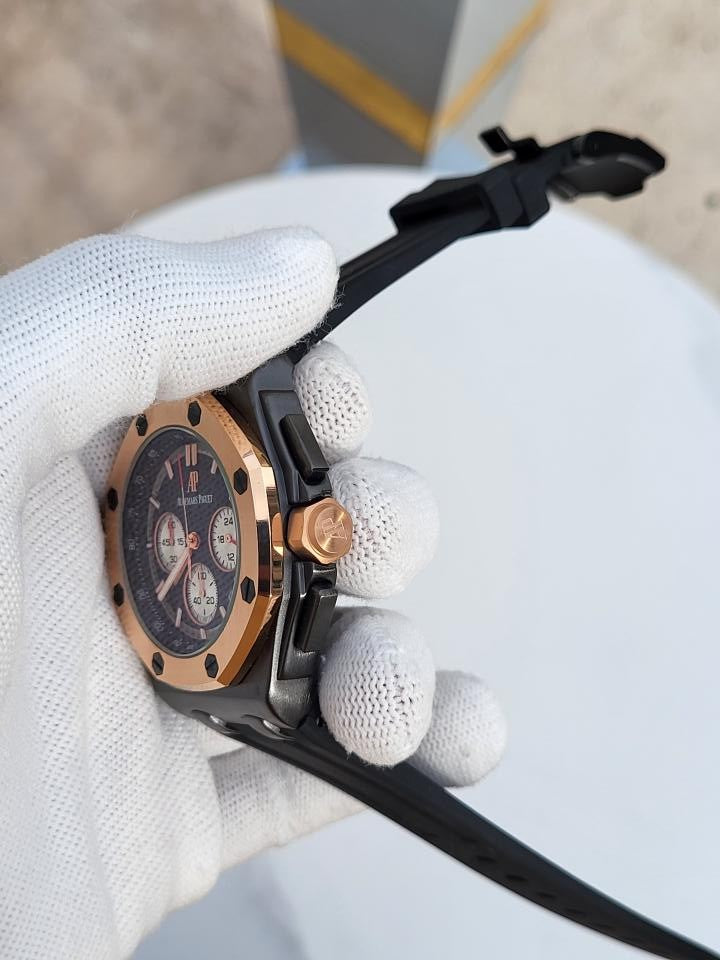 Audemars_Piguet Royal Oak Offshore Black RoseGold Black 323