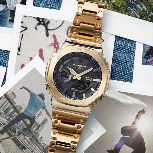 Gshock GM2100 Premium Japan Quality Gold W97